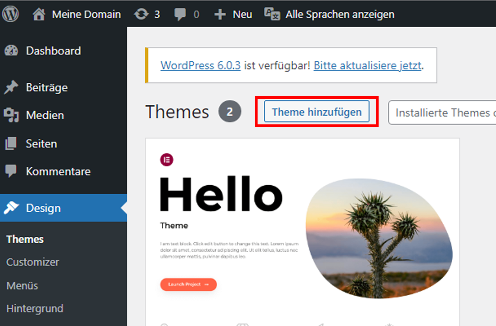 WordPress Backend Themes Übersicht